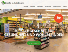 Tablet Screenshot of einsiedlerdrogerie.ch